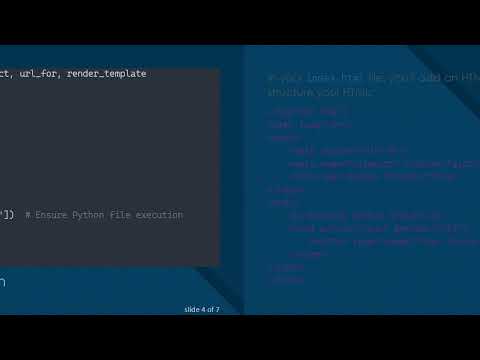 How to Connect a Python Script with an HTML Button Using Flask