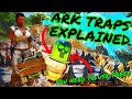 How to properly use all 5 special traps in ark survival ascended 800 second stun