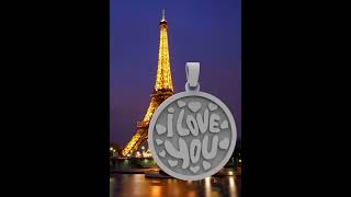 Кулон &quot;Губы + I LOVE YOU&quot; — STL-файл для 3D-печати Lips + I LOVE YOU&quot; Pendant — STL File