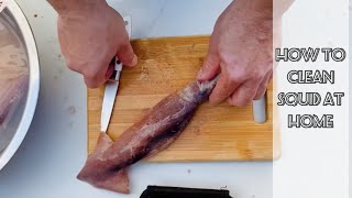 How to clean a squid in a few steps