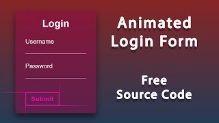 Login Form in HTML and CSS | How to Create Login Form in HTML CSS Responsive | Login Page Template