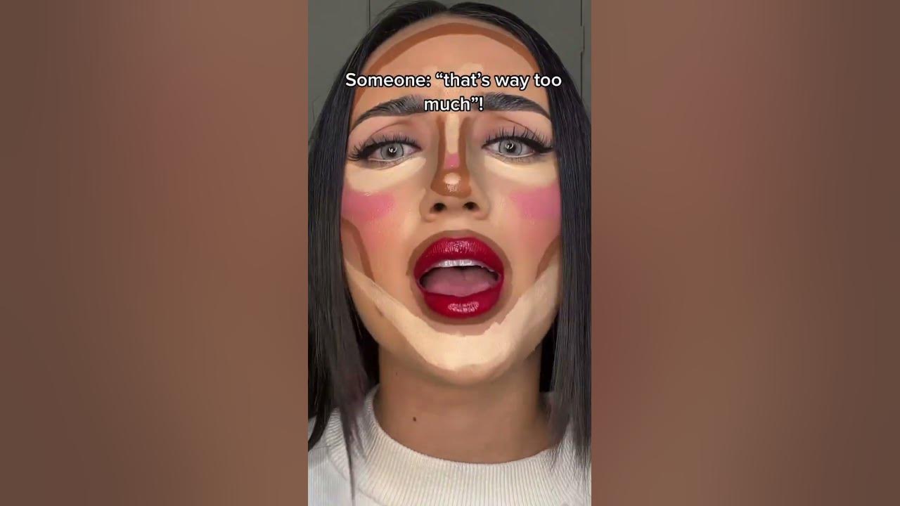 TOO MUCH MAKEUP 😳 - YouTube