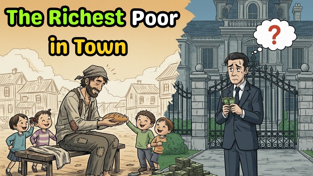 The Richest Poor Man in Town | An Inspirational English Story | Learn English