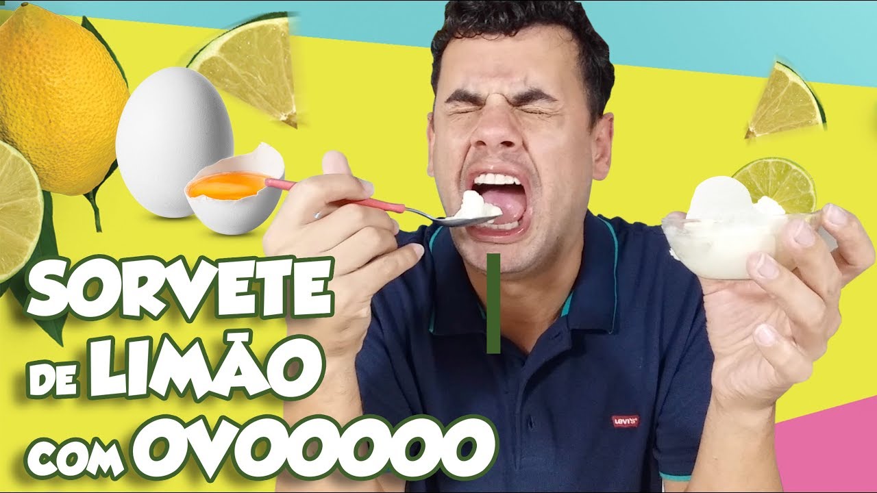 SORVETE DE LIMÃO COM OVO - Fubá online