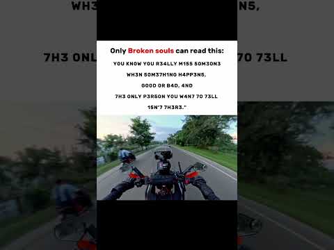 Only broken souls can read this💔🥀#biker #bikelife #shorts #shortvideo
