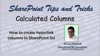 How to create Calculated Hyperlink Column in SharePoint 2013/2016