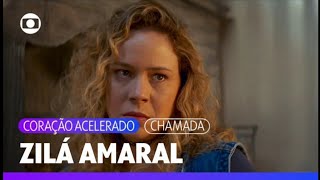 Coração Acelerado 6ª Chamada De Estreia Destacando Zilá Amaral, Grande Vilã Da Nova Novela Das 7