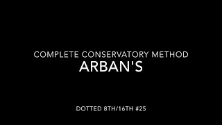 Arban's: Dotted 8th/16th #25 (Play Along)