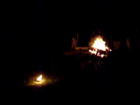 Bonfire explosion