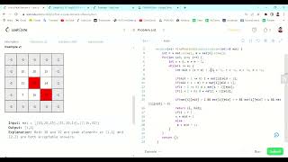 Find a Peak Element 2 | Leetcode C++ code |