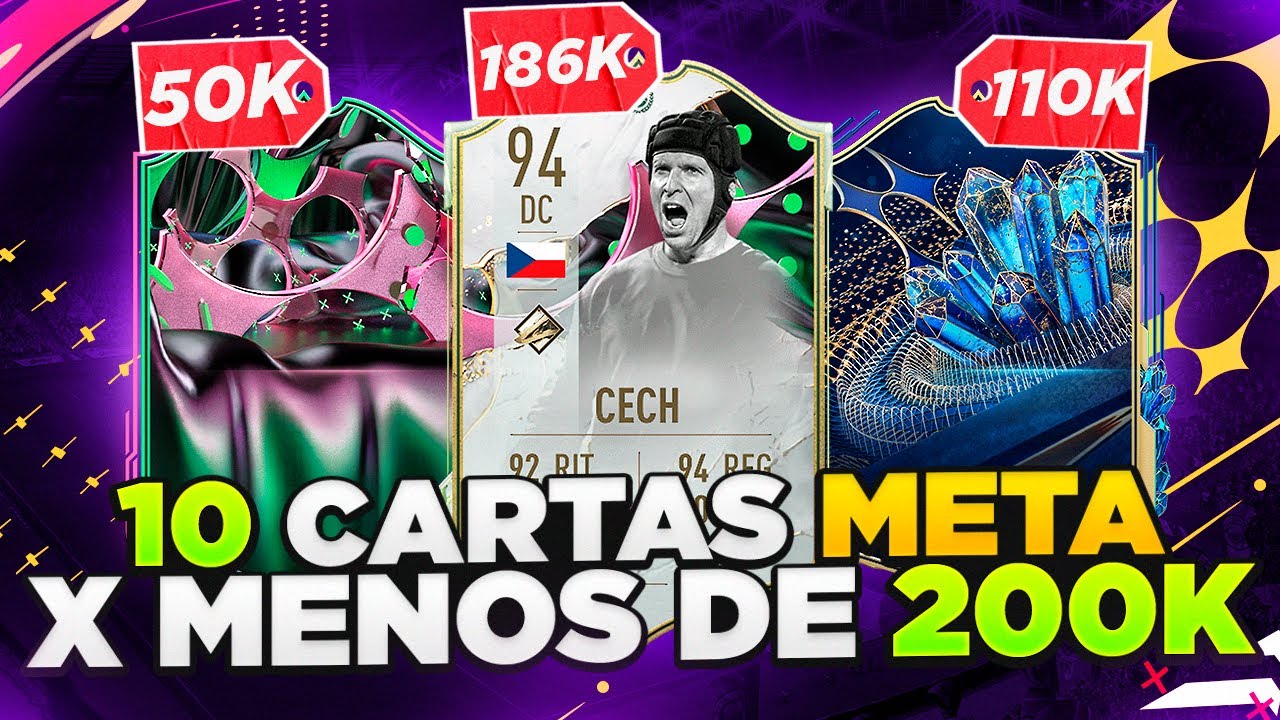 10 MEJORES CARTAS META POR MENOS DE 200K EN FIFA 23