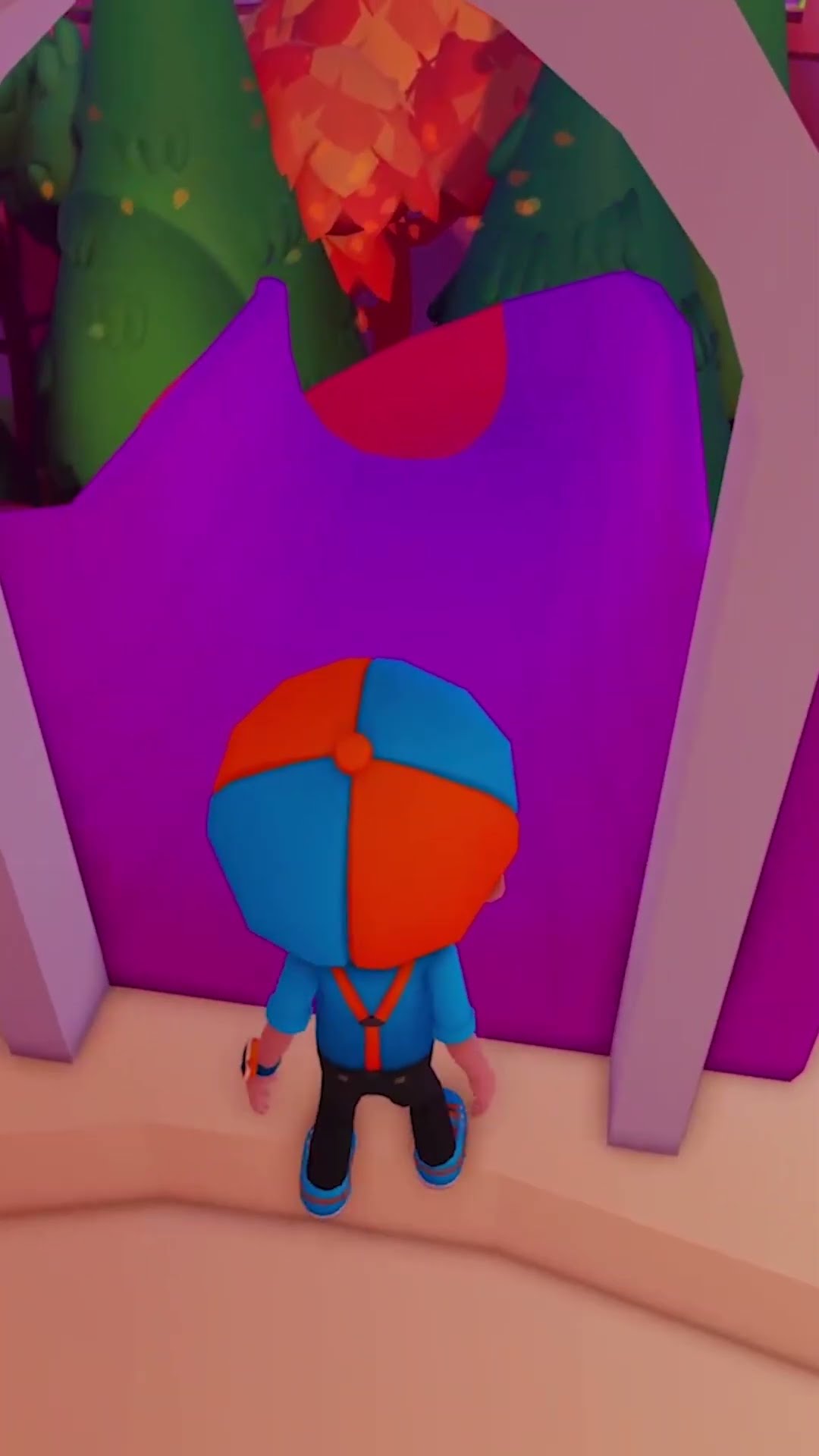 Blippi's Fall Fail | Blippi Roblox Shorts | #shorts #blippi #roblox