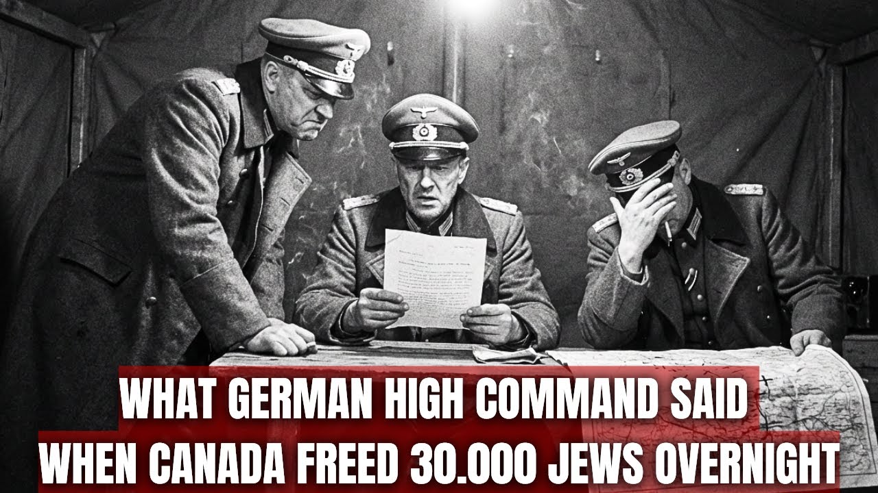 What German High Command Said When a Canadian Soldier Saved More Than  30,000 Jews Overnight