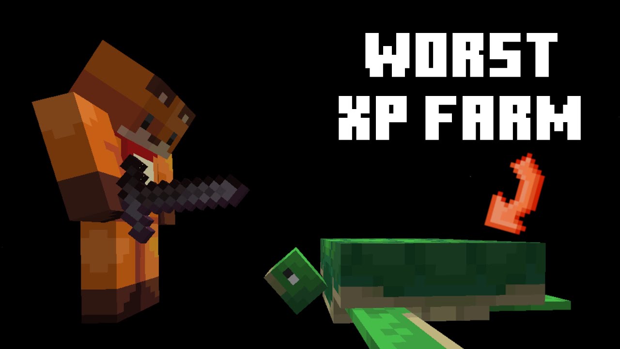 THE WORST XP FARM IN MINECRAFT!!!