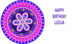 Lucija   Indian Designs - Happy Birthday