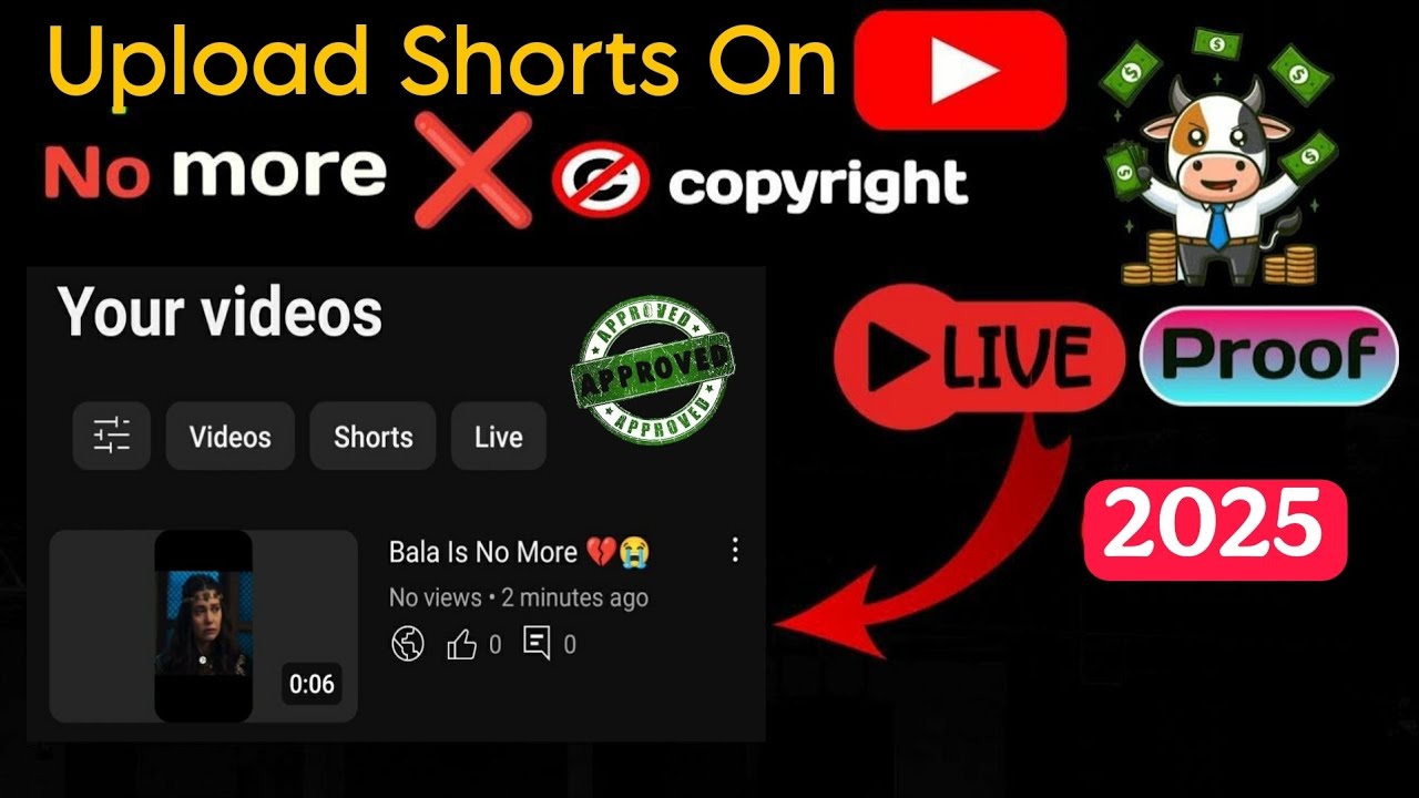 How to upload shorts on YouTube without copyright strike #upload # ...