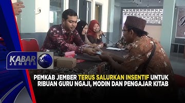 Pemkab Jember Terus Salurkan Insentif Untuk Ribuan Guru Ngaji | KABAR JEMBER