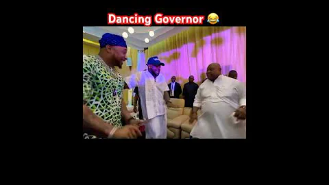 See Gov. Adeleke & davido brothers dancing 😂 #music #shorts #trending