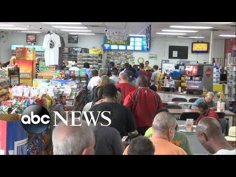 People rush out to buy lottery tickets for the now-$1.6 billion jackpot