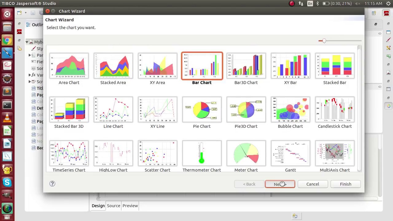 How To Create Line Chart In Jasper Report