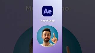 AE Tutorial ~ Motion Echo #aftereffects #aetutorial #effects #edit #plugin #frame #fps
