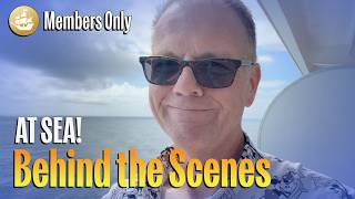 Behind the scenes notes from my first time on a cruise!