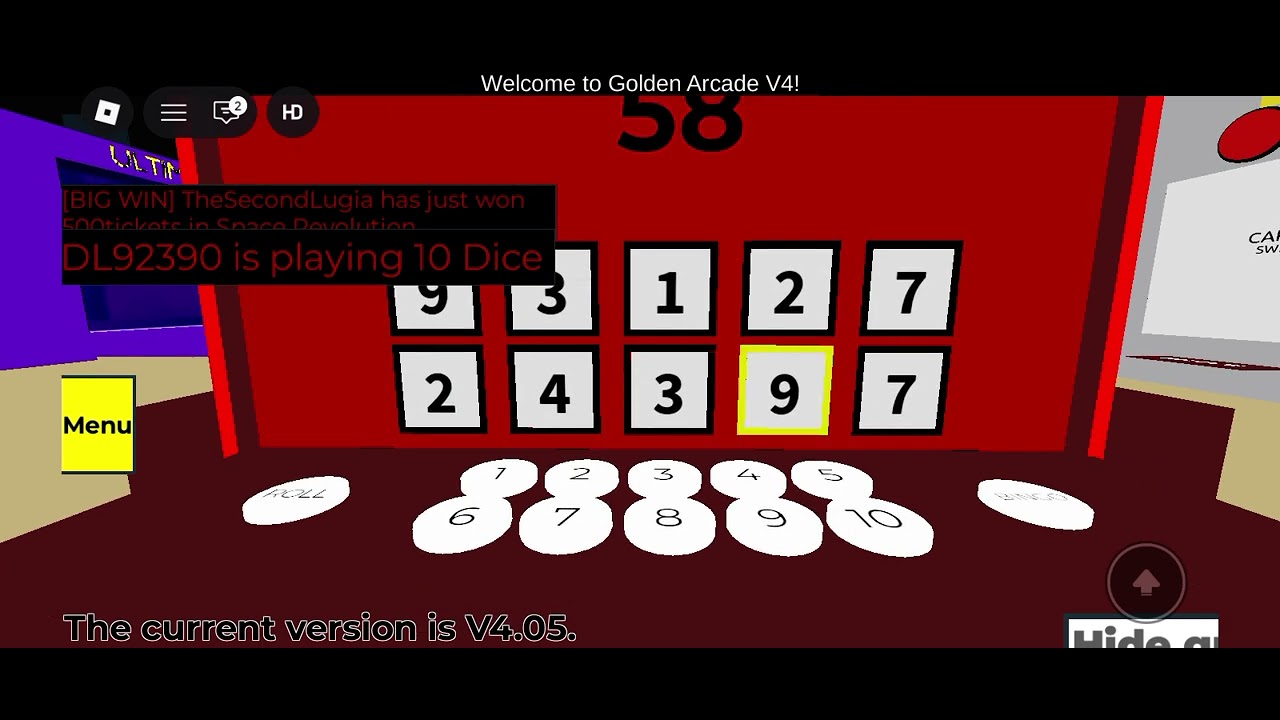 10 Dice Arcade Game At Golden Arcade