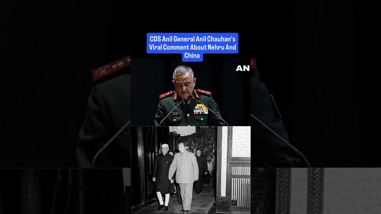 CDS Anil Chauhan’s statement on Nehru, China and the McMahon Line goes viral.
