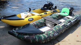 Nifty Boat - Inflatable Fishing Kayak with outboard(Nifty Boats are an alternative to a poly kayak. They are everything a normal kayak is with non of the disadvantages of a kayak. Light, stable, comfortable and fold ..., 2015-01-26T20:52:16.000Z)