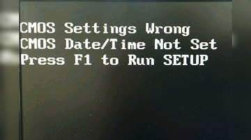 Решение проблемы CMOS Settings Wrong