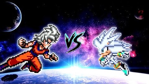 Son Goku DBS V7 OP (all form) VS Silver The Hedgehog V3 OP (all form) in Jump Force Mugen