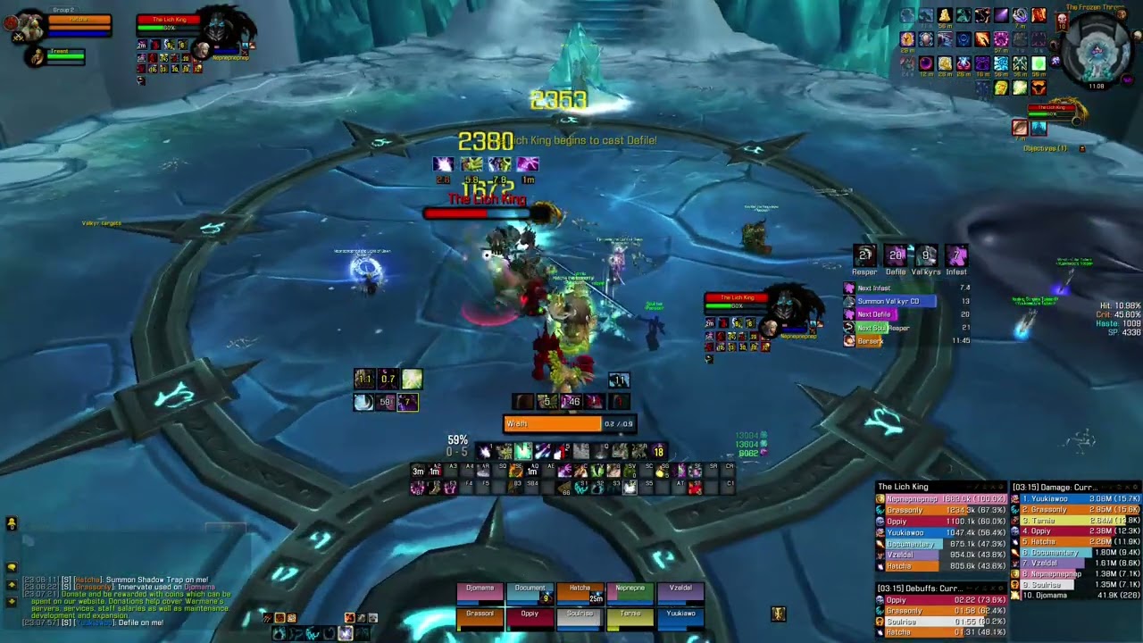 Warmane Wotlk| Passion |Bane Solo tank/heal 5.9k Boomie PoV