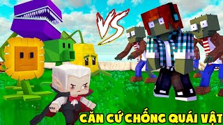 MINI GAME : CĂN CỨ CÂY CHỐNG QUÁI VẬT ** NOOB TRỒNG CÂY CHIẾN ĐẤU QUÁI VẬT HỒ BƠI