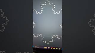 #creativecoding #math #fractal #javascript #Koch