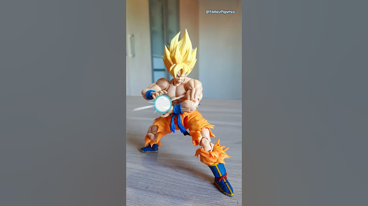 Oi, eu sou o Goku, sou um super saiyajin! #dragonball #actionfigures