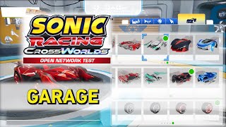 Garage - Sonic Racing CrossWorlds OST