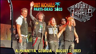 Night Ranger 40th Anniversary Tour - Bret Michaels Parti-Gras 2023 - Alpharetta, Georgia 08/05/2023