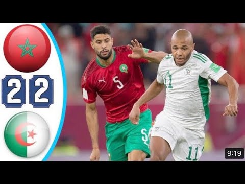ملخص مباراة الجزائر   المغرب ركلات الترجيح   مباراة مجنونة تعليق رؤوف خليف كأس العرب 