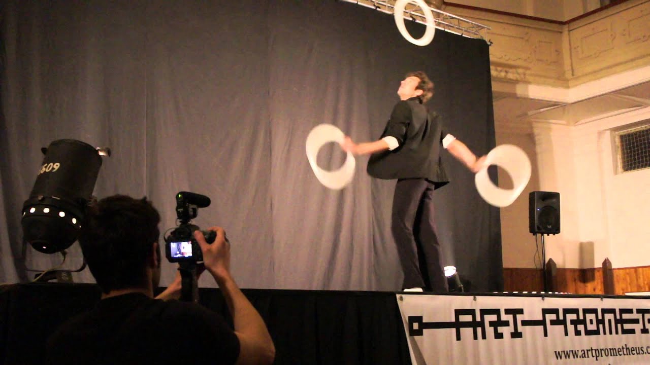 Prague Juggling Marathon 2011 David Severins (Pražský žonglérský