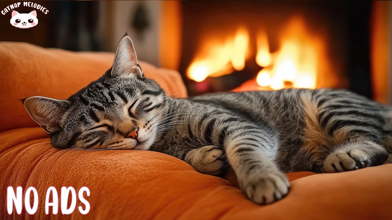 Relaxing Music for Cats 🐱 Relaxing Sounds for Quiet Sleep, Anxiety Relief & Sweet Dreams