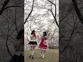 高下駄履きこなした文と霊夢 #コスプレ