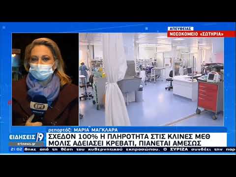 Γεμίζουν οι ΜΕΘ στα νοσοκομεία της Αττικής | 28/02/2021 | ΕΡΤ