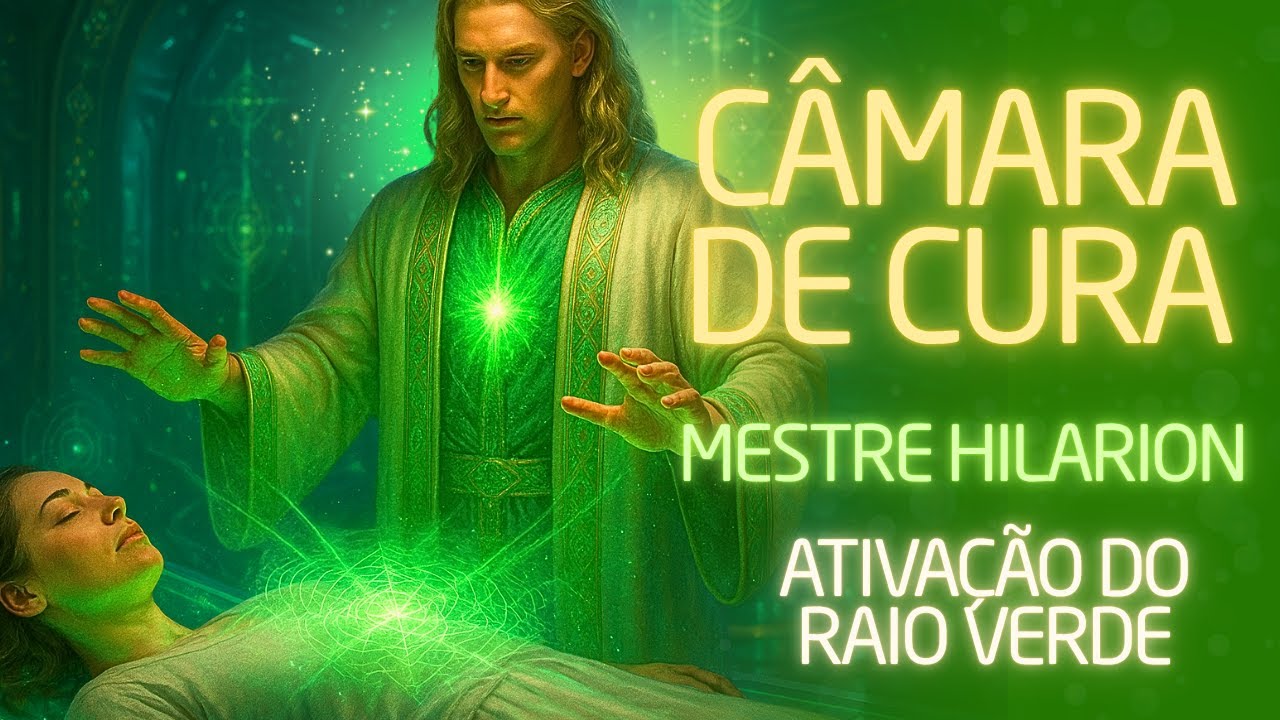 Receba a Cura Divina com o Raio Verde — Ativação com Hilarion, Rafael e os Mestres de Luz