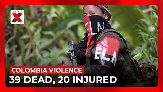 Famous ELN Attacks Kill 39 on Colombia-Venezuela Border | NewsX Wealth