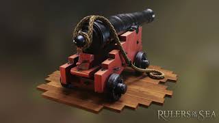 Cannon game asset time lapse - Rulers of the Sea