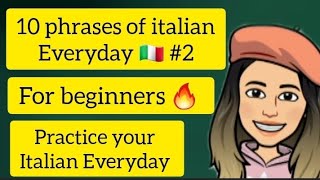 10 Italian Phrases Everyday Learn Italian In the most fun and easy way ....