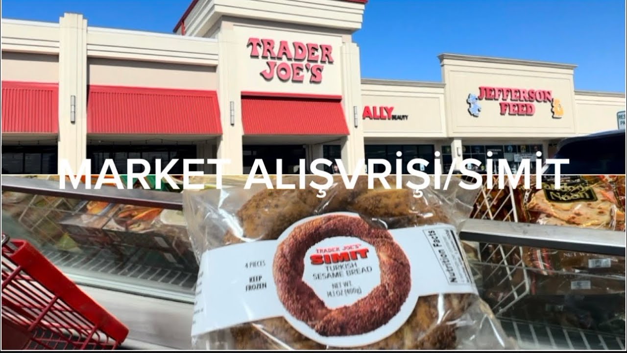 Видеоблог о покупках продуктов / Турецкий симит (турецкий бублик)