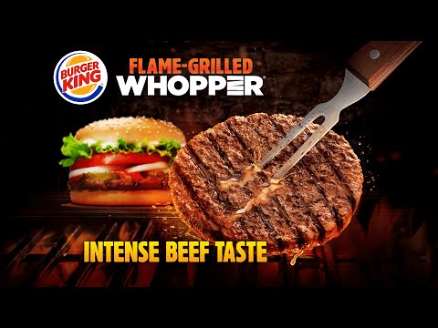 Burger King Flame-Grilled Whopper: Intense Beef Taste