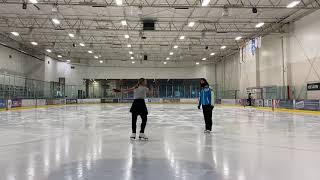 Adult Figure Skating Twizzles and Chocktaw Lesson