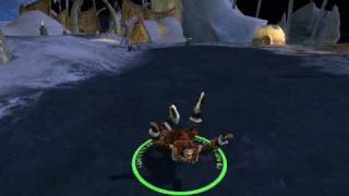 LOTRO - Tripping a Lossoth Skater in Forochel
